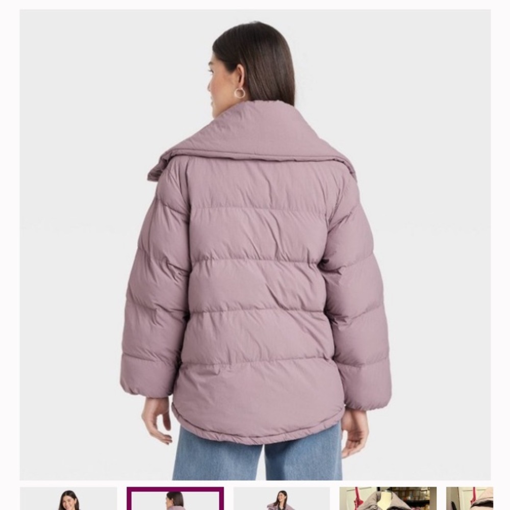 Universal Thread XXL Women's Light Purple Puffer Jacket —like NEW! - Picture 2 of 11